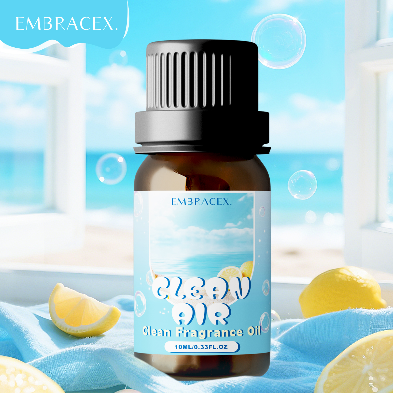 Candle Making Oils - 10ml Clean Air Essential Oil Lemon