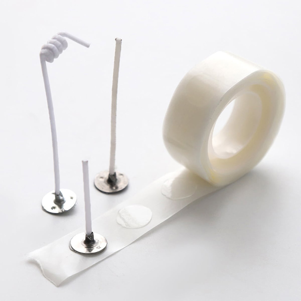Candle Making Jars Wholesale - 100 Dots/Roll Candle Wick Stickers 13mm
