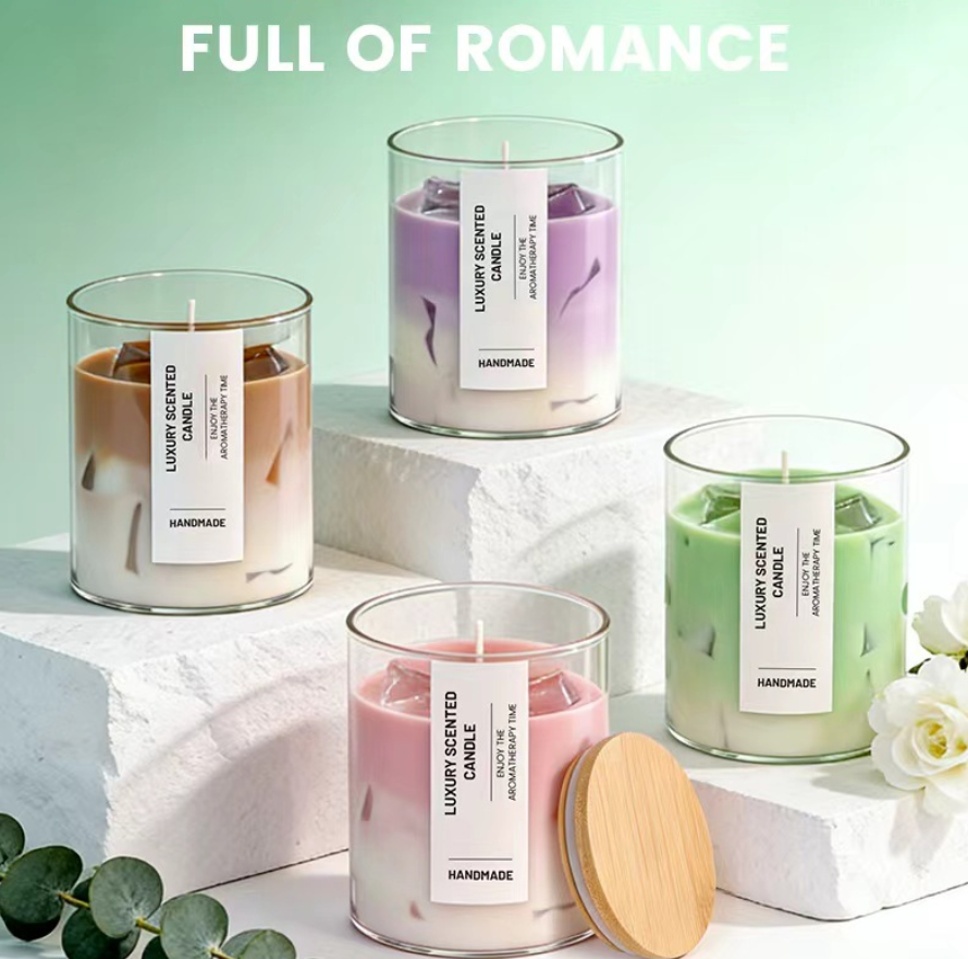 Candle Making Jars Wholesale - 12pcs High Borosilicate Glass Candle Jars,