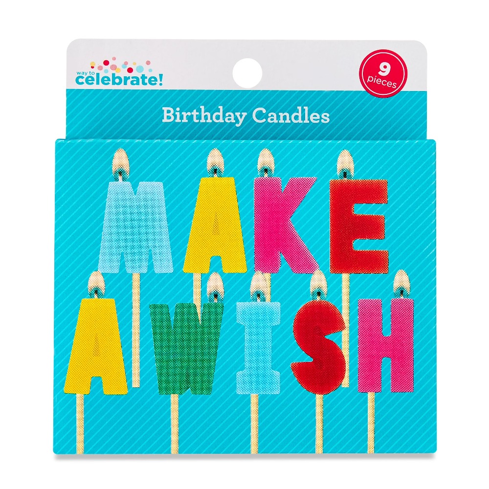 Candle Making Set - Vibrant Multicolor Birthday Candles Set of