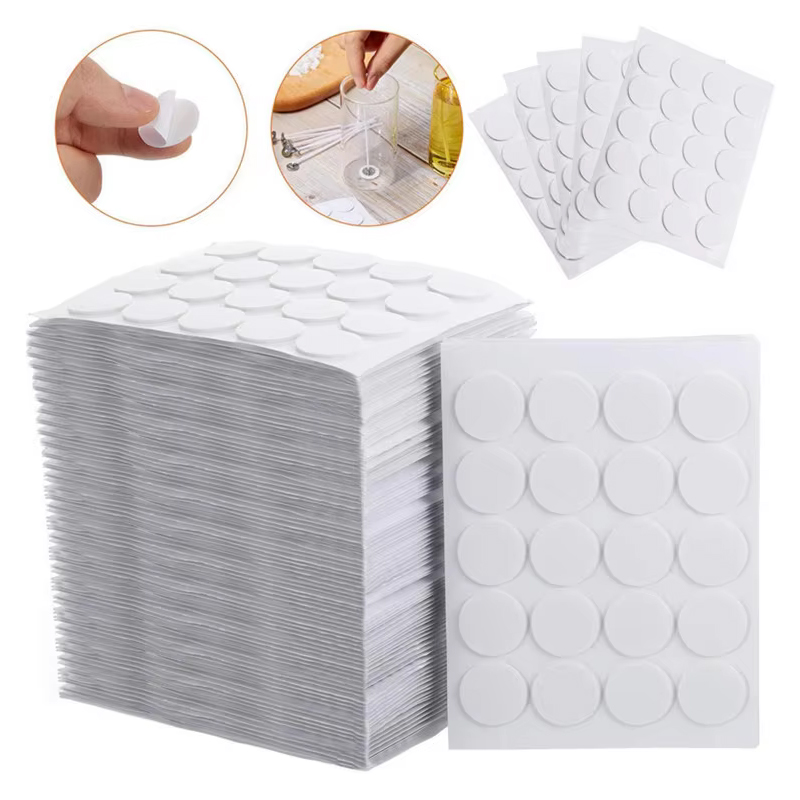 Candle Making Jars Wholesale - 100pc Candle Wick Stickers Adhesive Heat