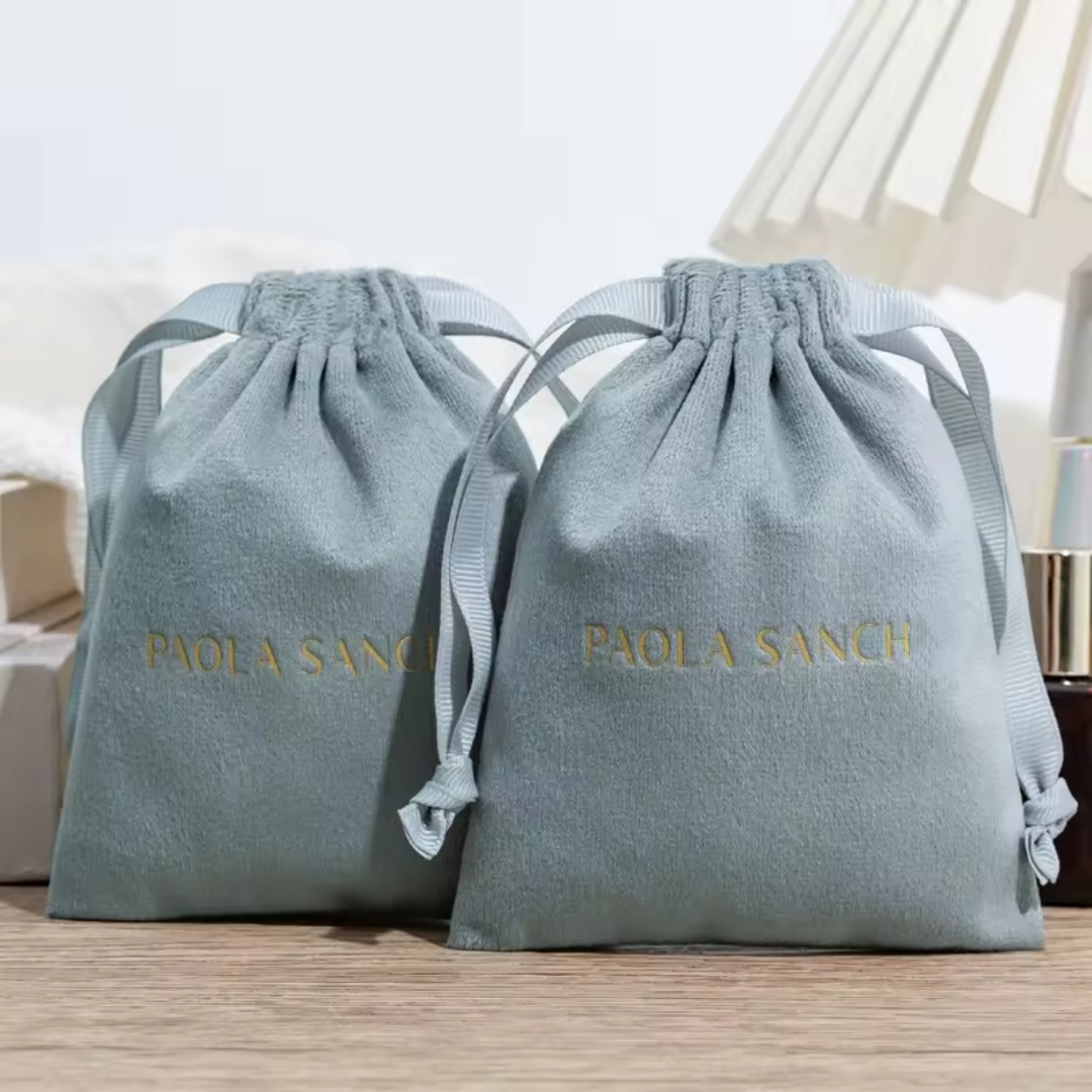 Candle Making Uk - Custom Logo Printed Luxury Velvet Dust