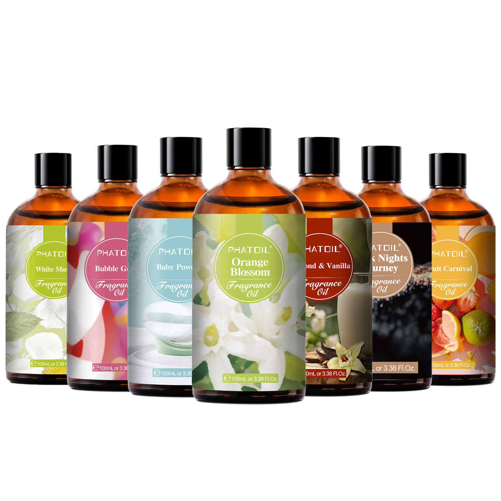 Candle Making Oils - PHATOIL 100ml Fragrance Oil with Dropper