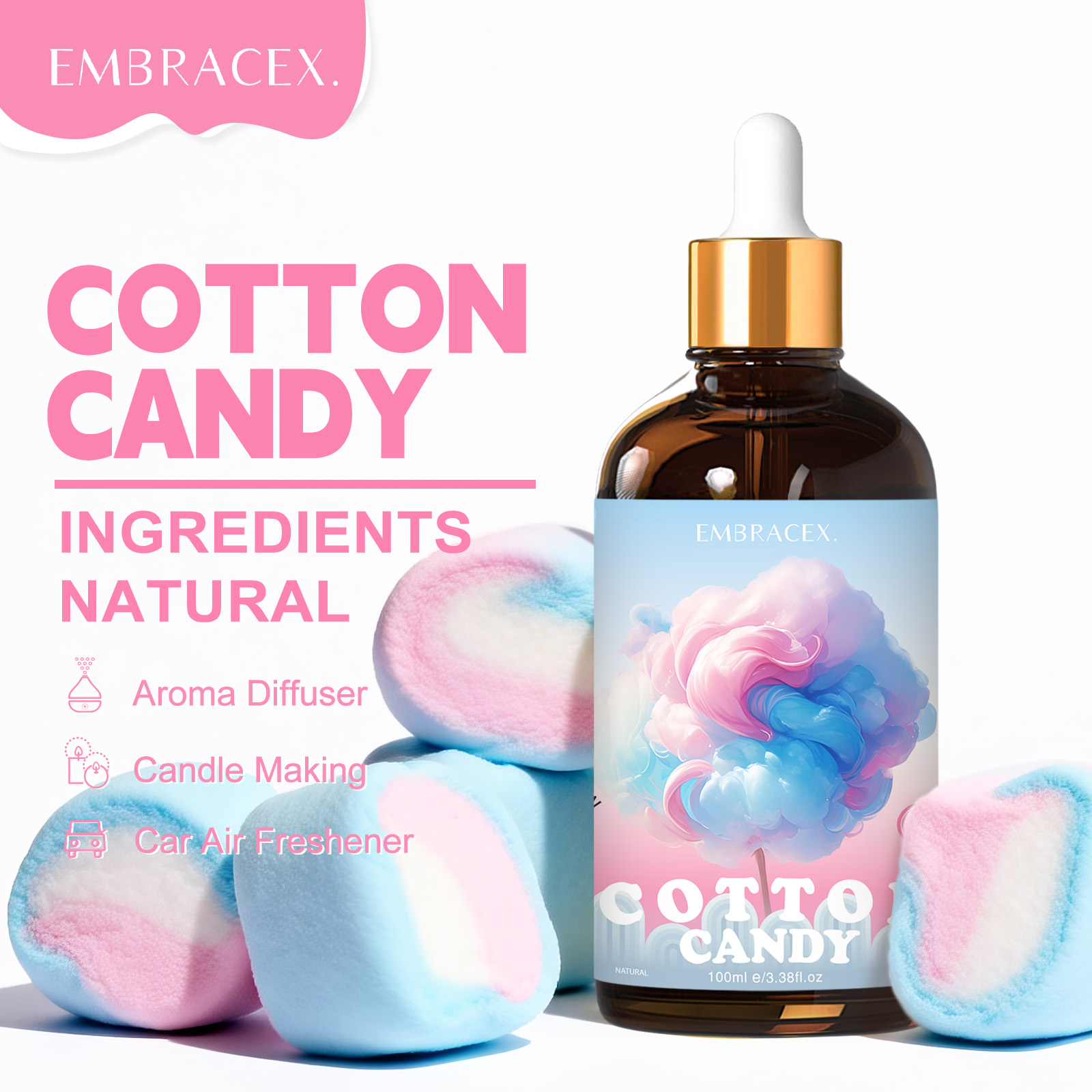 100ml Cotton Candy Essential O - Candle Making Oils incelemesi ve fiyatı