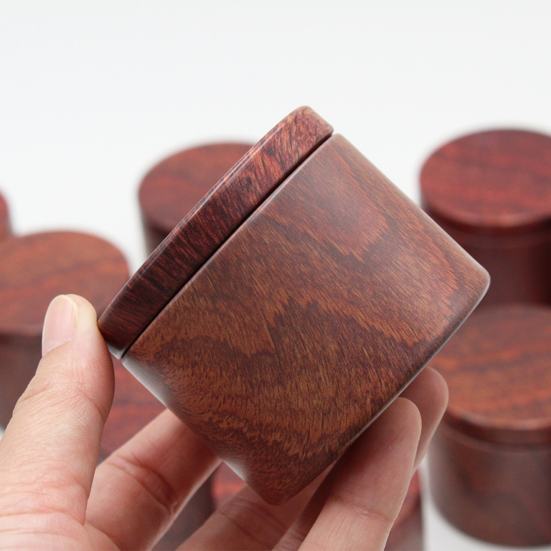 12pcs 8oz Red Pear Wood Grain  - Candle Making Jars Wholesale incelemesi ve fiyatı