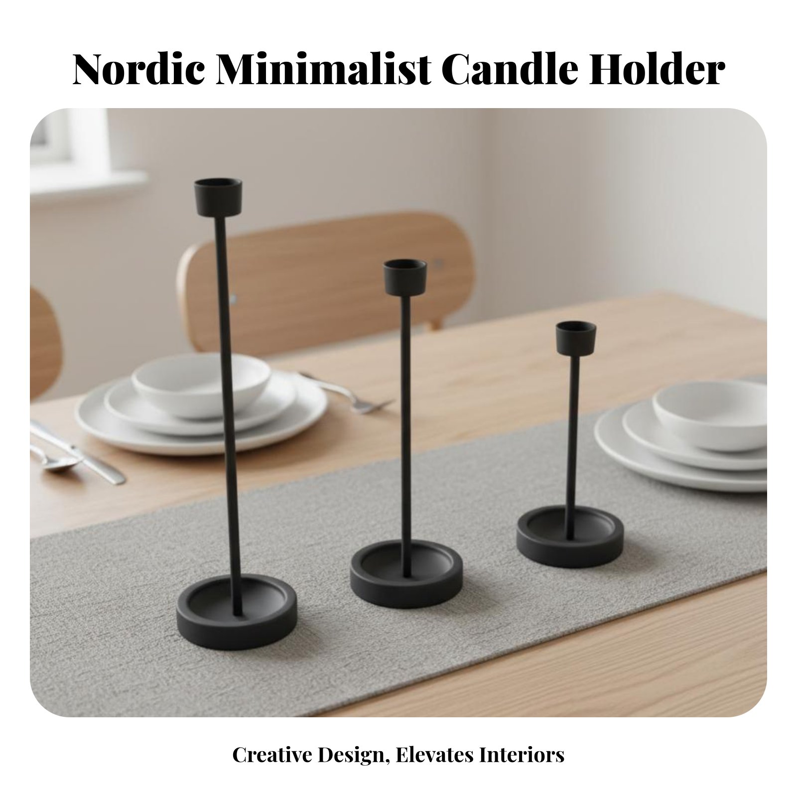 Vintage Nordic Candle Holder,  - Paraffin Candle Wax incelemesi ve fiyatı