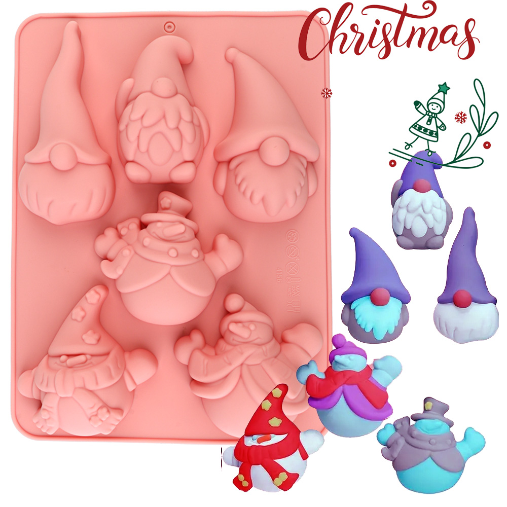 6-Cavity Christmas Gnome Cake  - Candle Making Factory incelemesi ve fiyatı