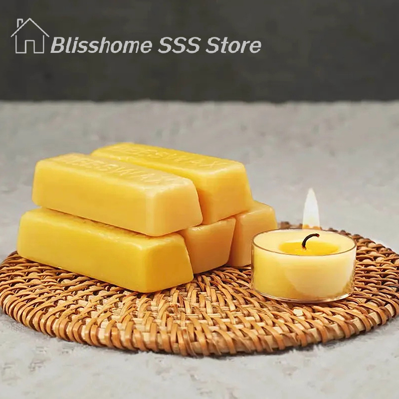【S】4/8Pcs Pure Beeswax Blocks, - Candle Making Uk incelemesi ve fiyatı
