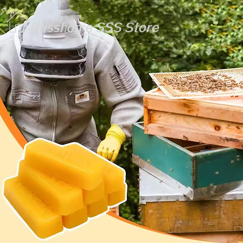 【S】4/8Pcs Pure Beeswax Blocks, - Candle Making Uk incelemesi ve fiyatı