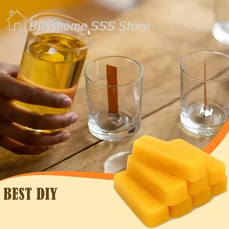 【S】4/8Pcs Pure Beeswax Blocks, - Candle Making Uk incelemesi ve fiyatı
