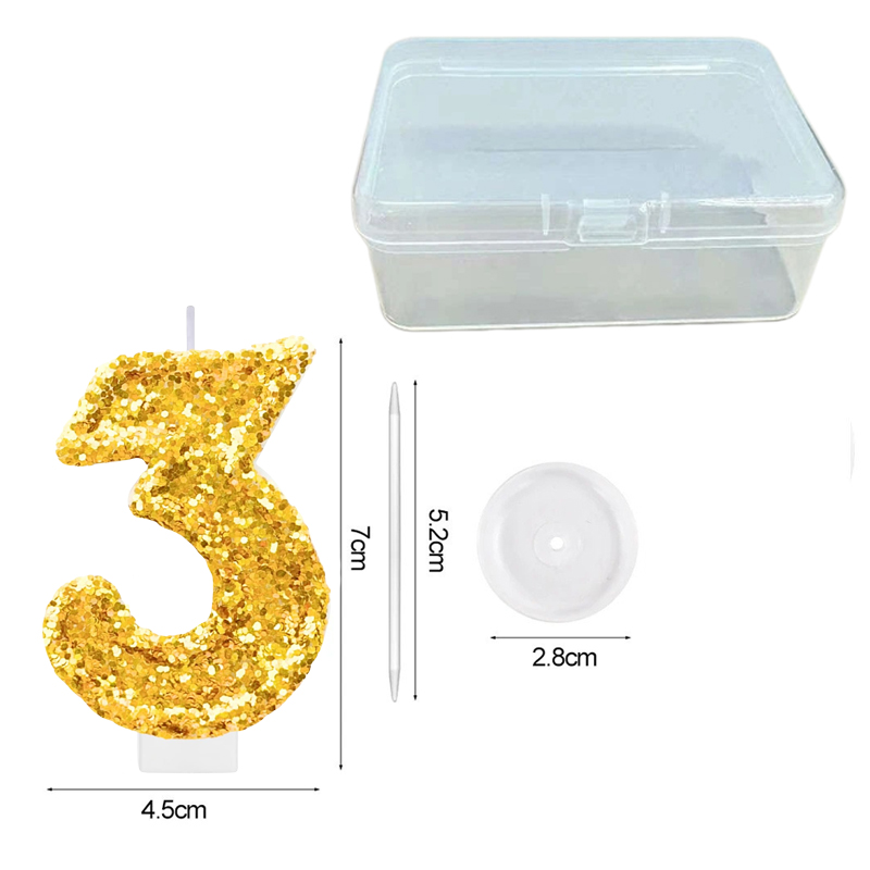 Digital Birthday Candle Gold C - Paraffin Candle Wax incelemesi ve fiyatı