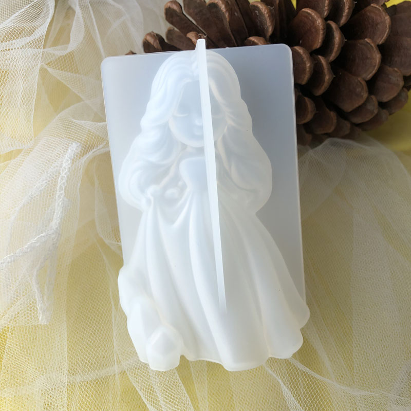 3D Cute Princess Silicone Cand - Candle Making Factory incelemesi ve fiyatı