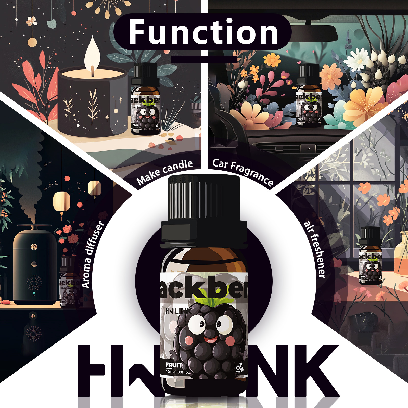 Blackberry Essential Oil  10ml - Candle Making Oils incelemesi ve fiyatı