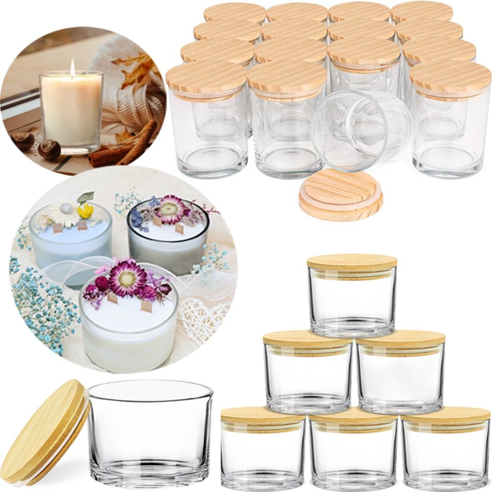 Clear Glass Candle Jars Transp - Candle Making Jars Wholesale incelemesi ve fiyatı