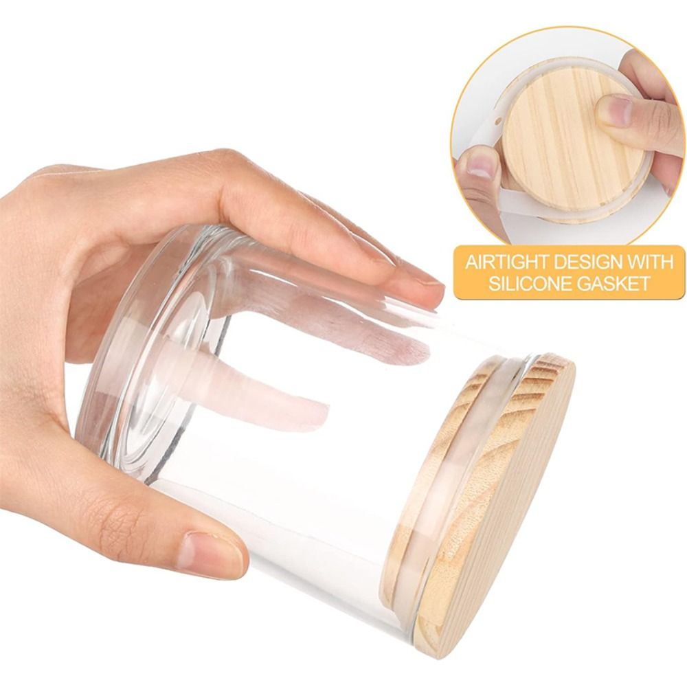 C9 Clear Glass Candle Jars Sma - Candle Making Jars Wholesale incelemesi ve fiyatı