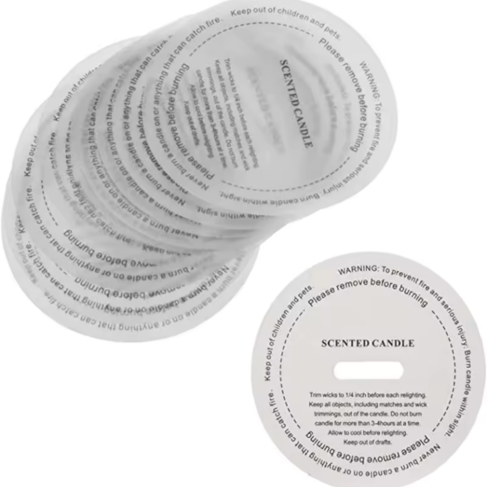 10/50 Pcs Candle Cup Labels Ro - Candle Making Jars Wholesale incelemesi ve fiyatı