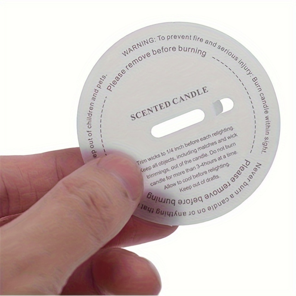10/50 Pcs Candle Cup Labels Ro - Candle Making Jars Wholesale incelemesi ve fiyatı