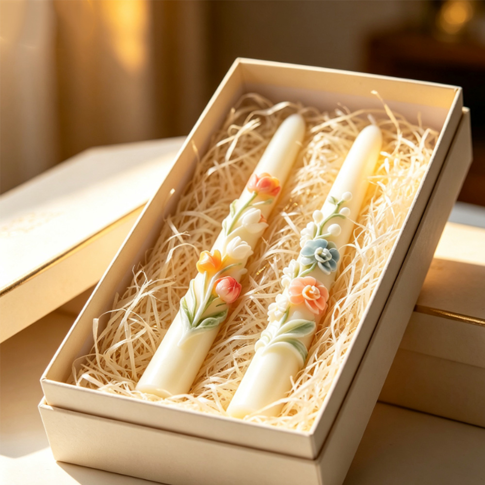 Long Pole Flower Taper Candle  - Candle Making Soy Wax incelemesi ve fiyatı