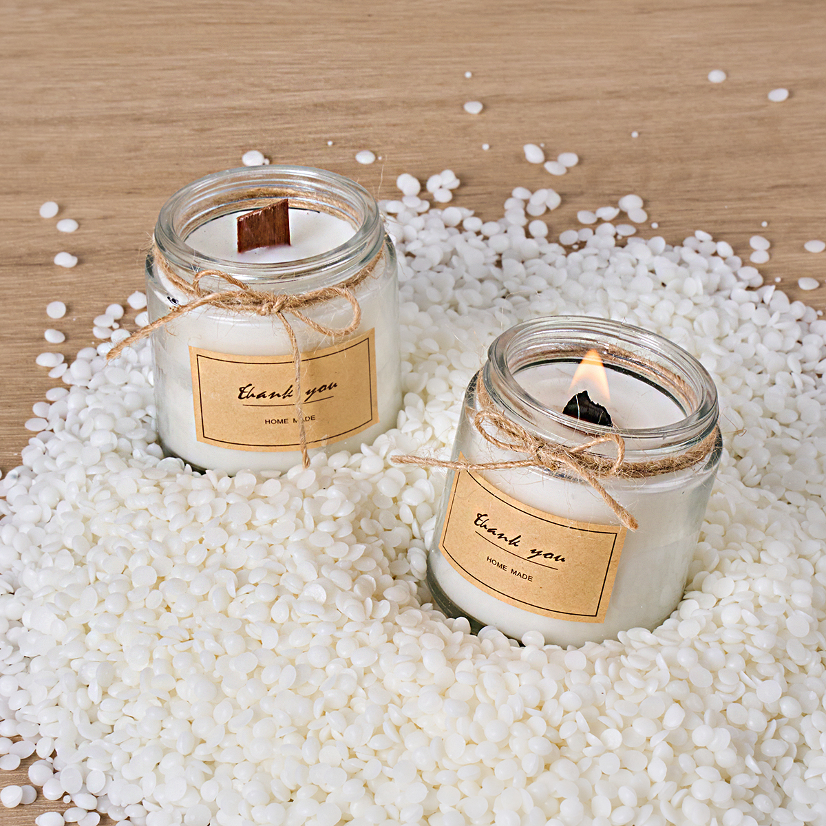 500g/1000g Natural Soy Wax DIY - Candle Making Soy Wax incelemesi ve fiyatı