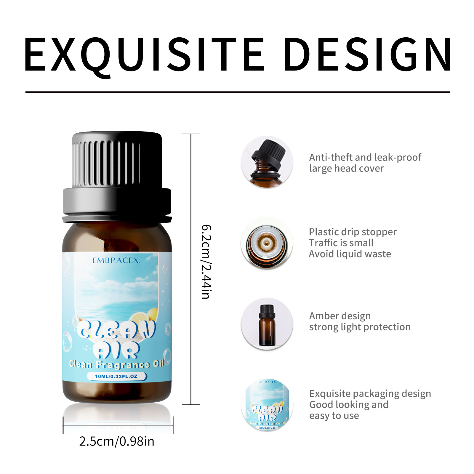10ml Clean Air Essential Oil L - Candle Making Oils incelemesi ve fiyatı