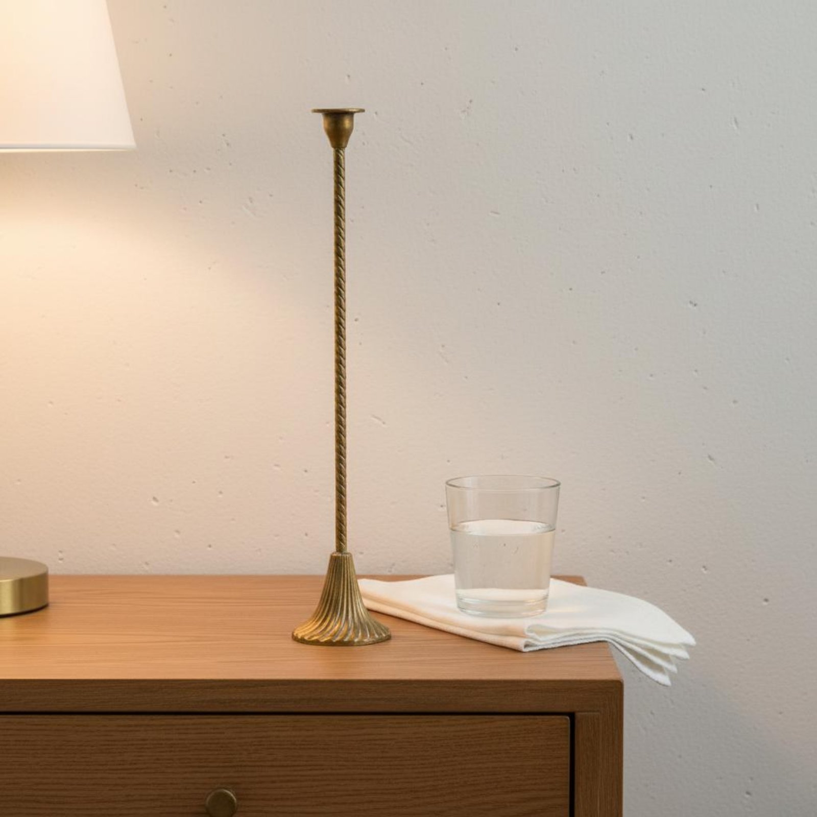 Twisted Gold Candle Holder Sta - Paraffin Candle Wax incelemesi ve fiyatı