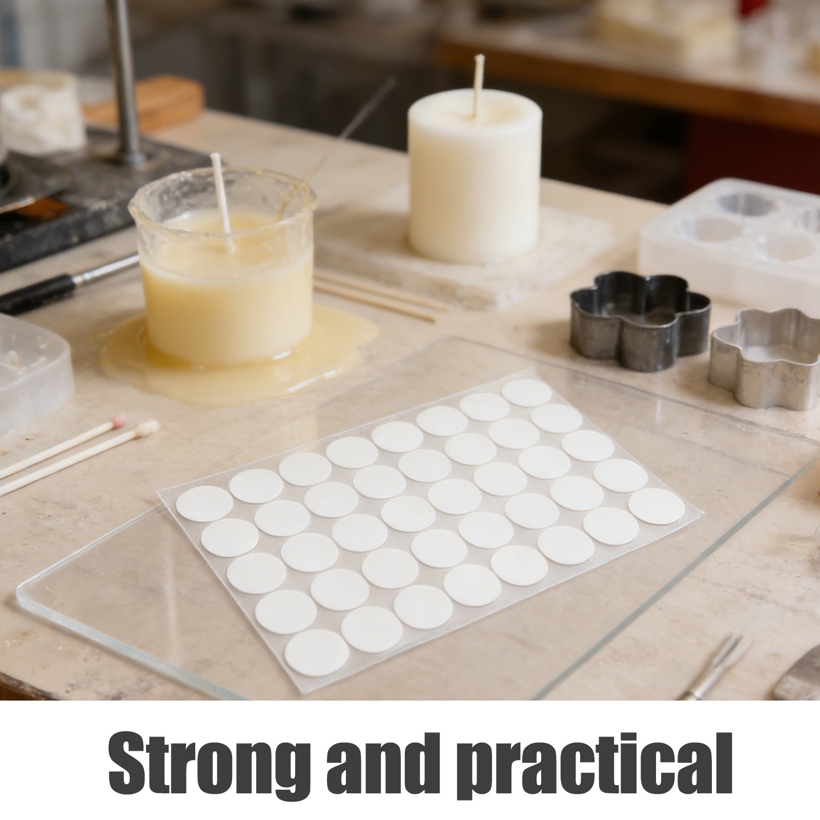 800Pcs Candlewick Stickers Dou - Adhesive Dot Wick incelemesi ve fiyatı
