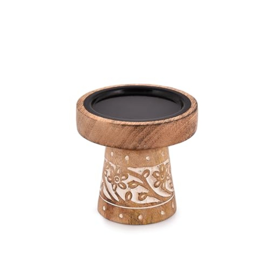 Mango Wood Candle Holders, Woo - Candle X incelemesi ve fiyatı