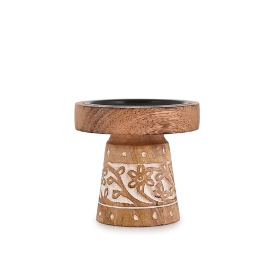 Mango Wood Candle Holders, Woo - Candle X incelemesi ve fiyatı