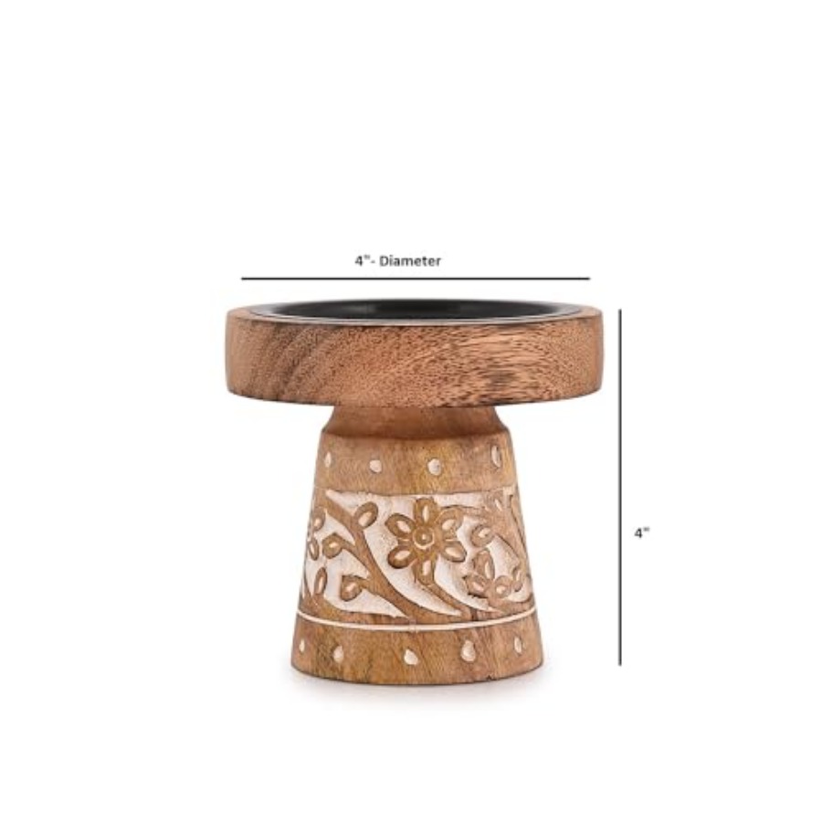 Mango Wood Candle Holders, Woo - Candle X incelemesi ve fiyatı