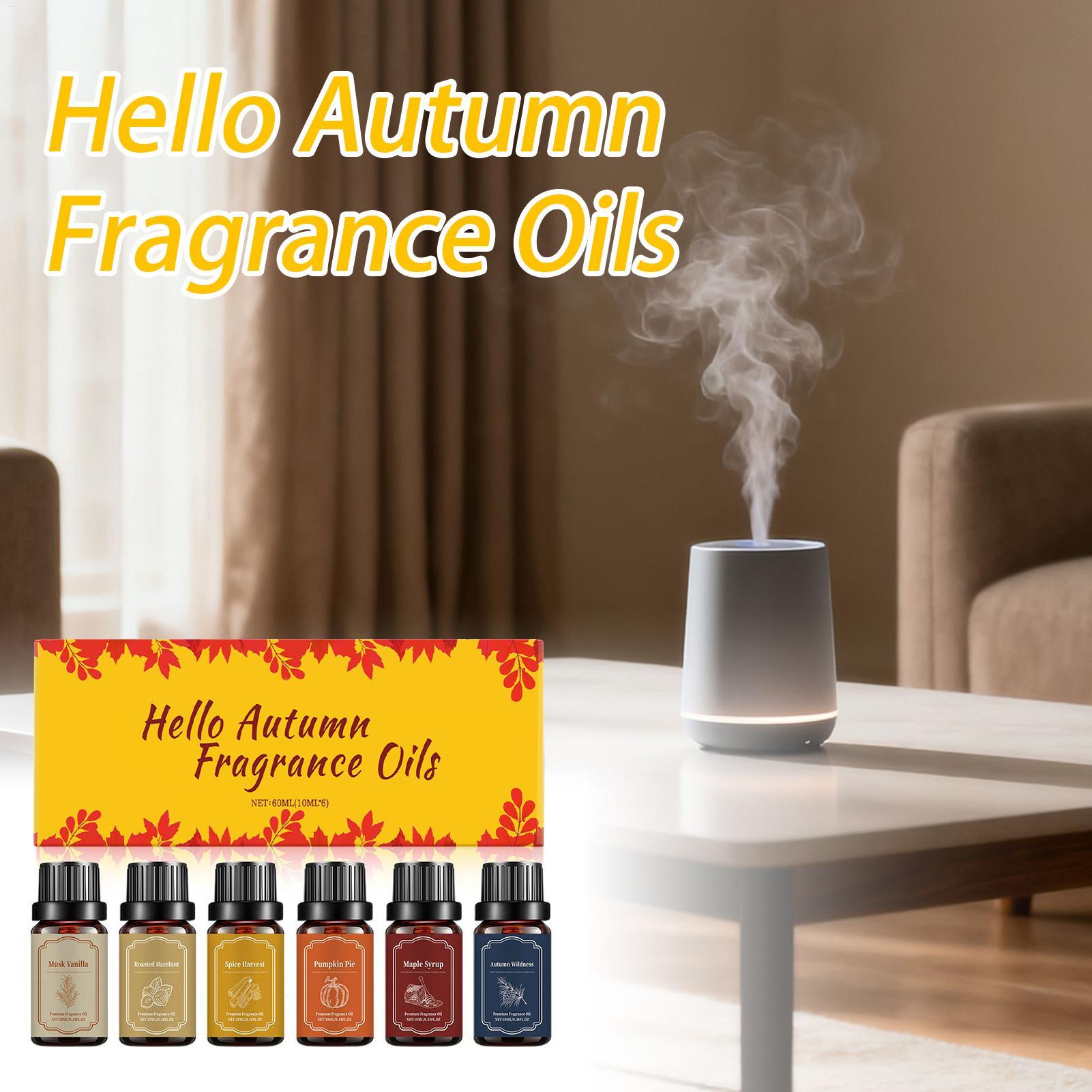 6pcs Fall Scented Diffuser Oil - Candle Making Oils incelemesi ve fiyatı