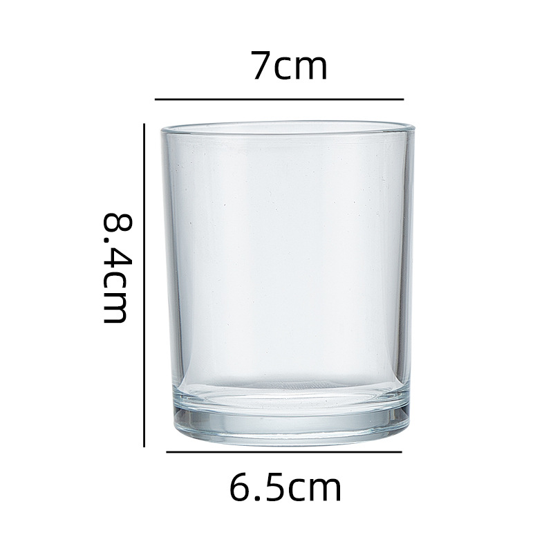C9 Clear Glass Candle Jars Sma - Candle Making Jars Wholesale incelemesi ve fiyatı
