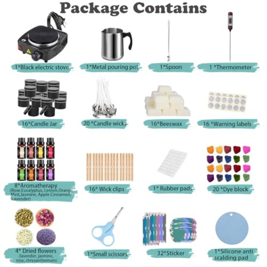 Complete Candle Making Kit Wit - Candle Making Kit For Beginners incelemesi ve fiyatı