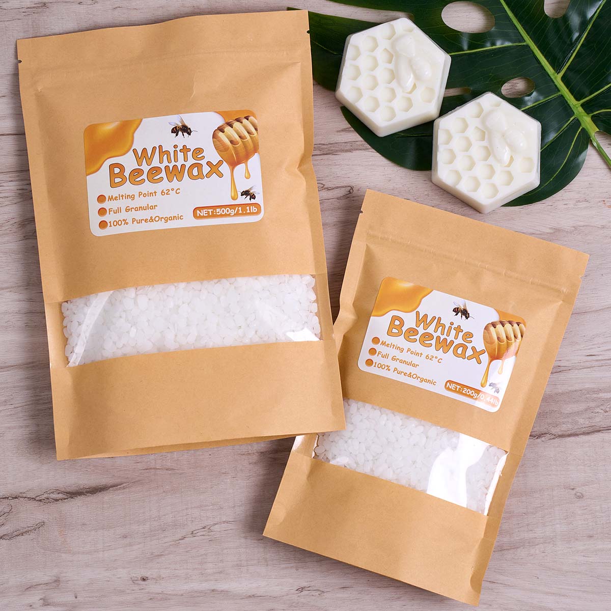 1000g White Beeswax DIY Candle - Candle Making Kit For Beginners incelemesi ve fiyatı