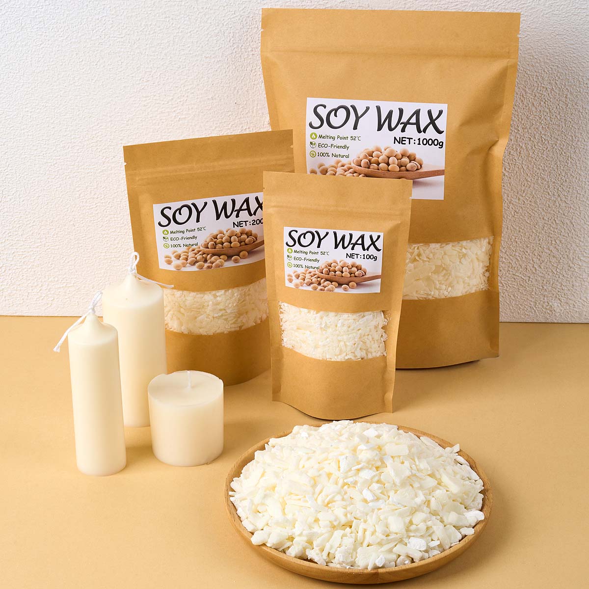 1 Pounds Pure White Soy Wax Fo - Candle Making Soy Wax incelemesi ve fiyatı