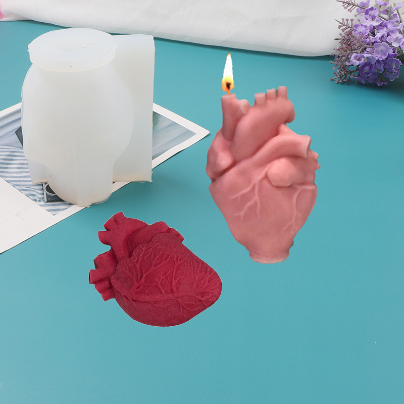 DIY Human Heart Silicone Candl - Candle Making Diy Kit incelemesi ve fiyatı