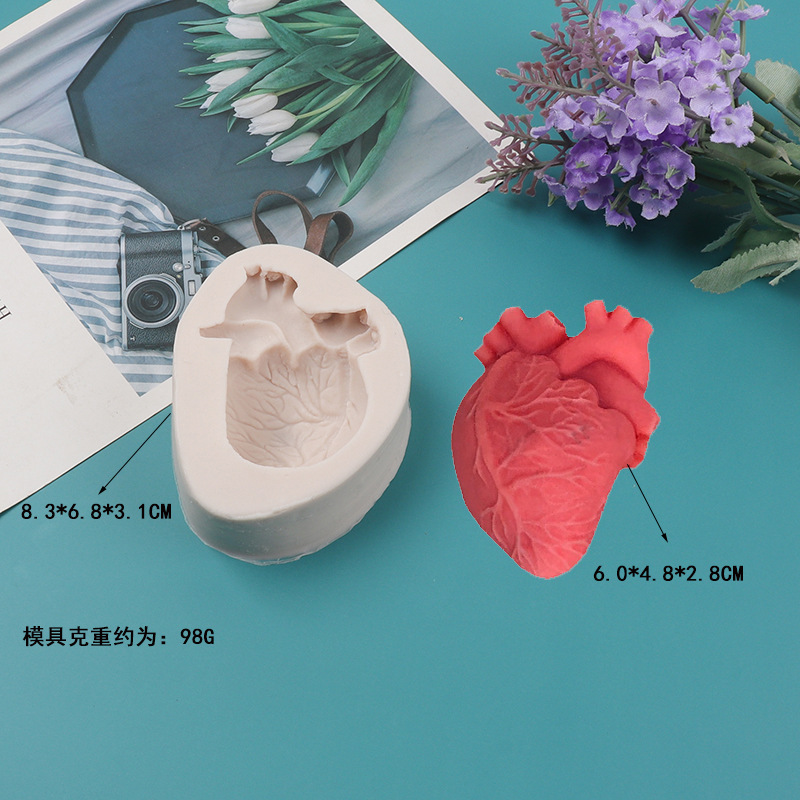 DIY Human Heart Silicone Candl - Candle Making Diy Kit incelemesi ve fiyatı