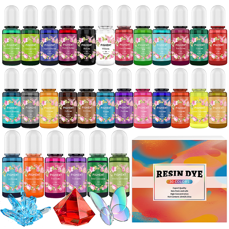 DIY Epoxy Resin Pigment Kit Ca - Candle Making Factory incelemesi ve fiyatı
