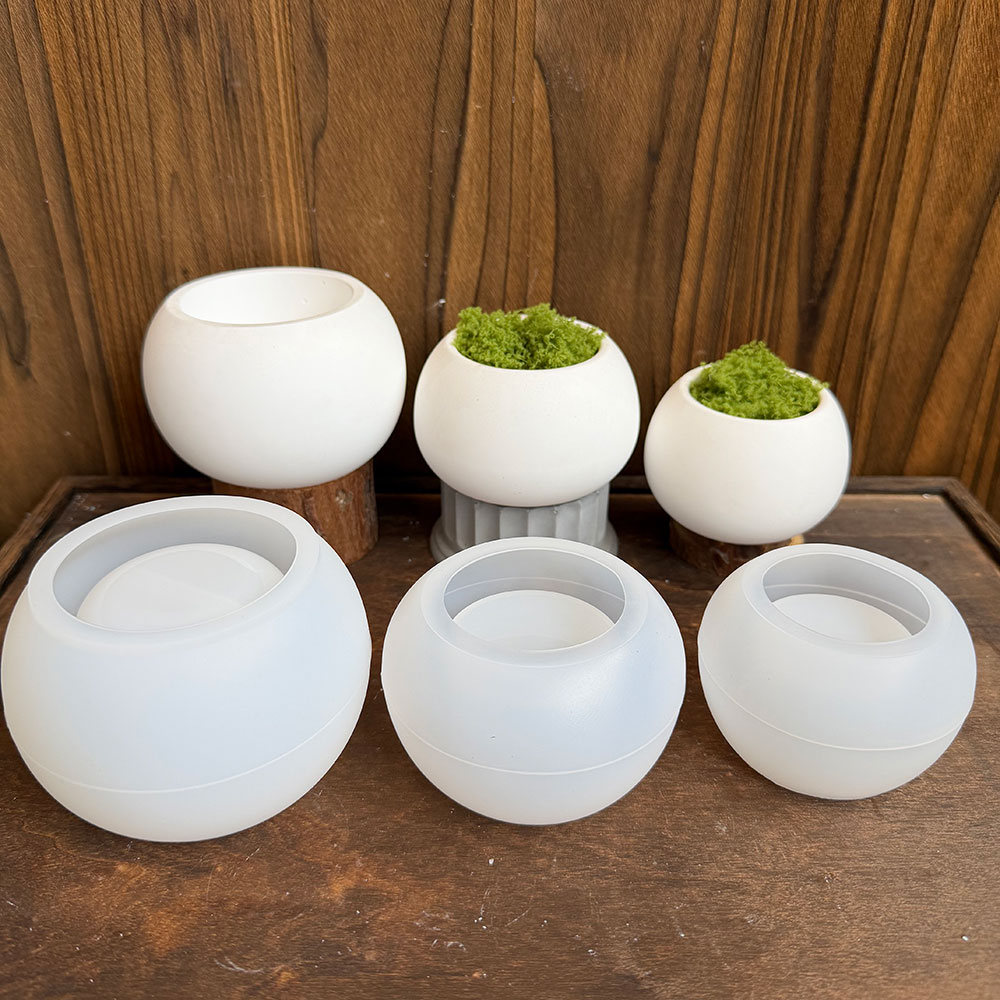 3pcs Round Flower Pot Silicone - Candle Making Uk incelemesi ve fiyatı