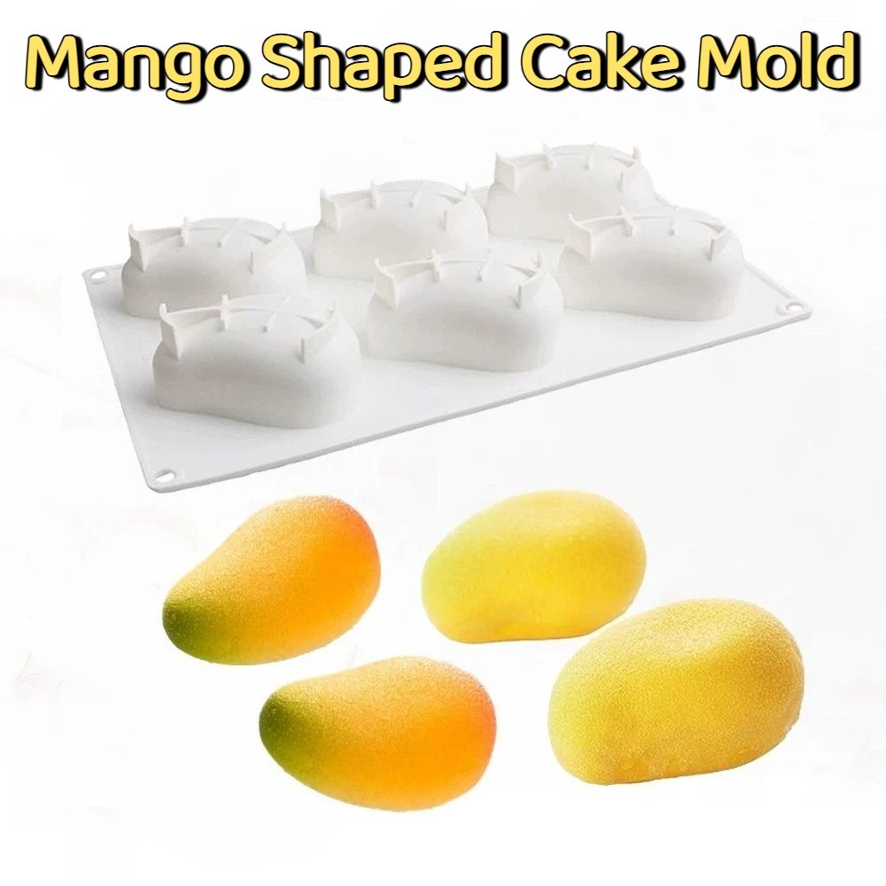 6 Cavity Mango Shaped Cake Mol - Candle Making Factory incelemesi ve fiyatı