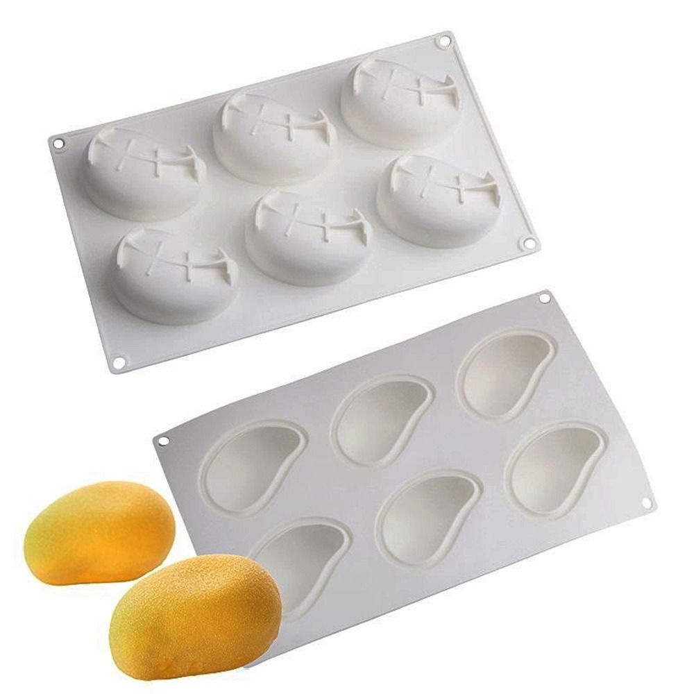 6 Cavity Mango Shaped Cake Mol - Candle Making Factory incelemesi ve fiyatı