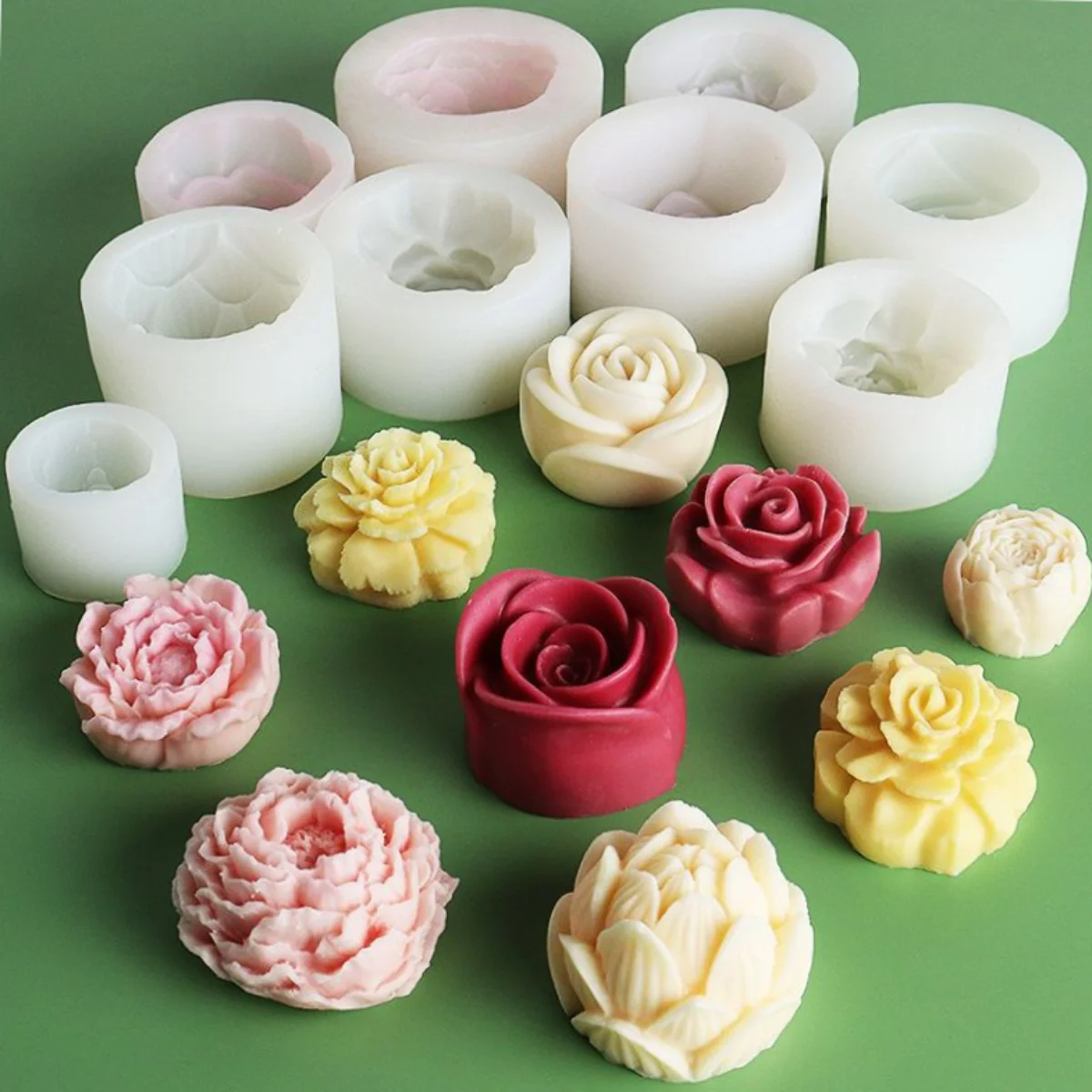 Lotus Flower Silicone Candle M - Candle Making Set incelemesi ve fiyatı