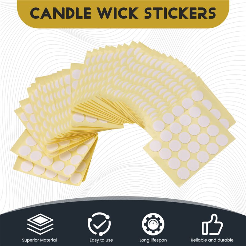 800Pcs Candle Wick Stickers Do - Adhesive Dot Wick incelemesi ve fiyatı