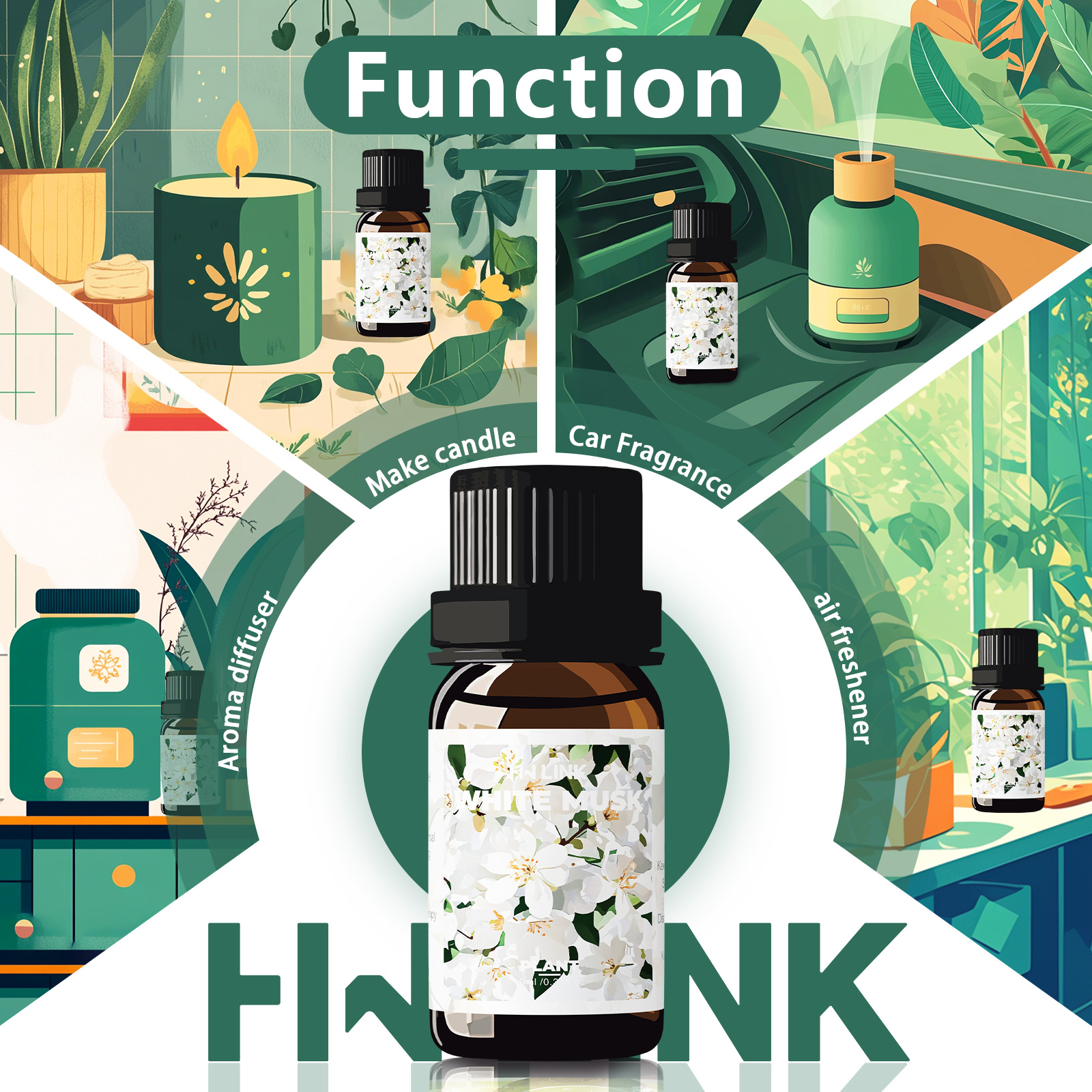 White Musk Essential Oils 10ml - Candle Making Oils incelemesi ve fiyatı