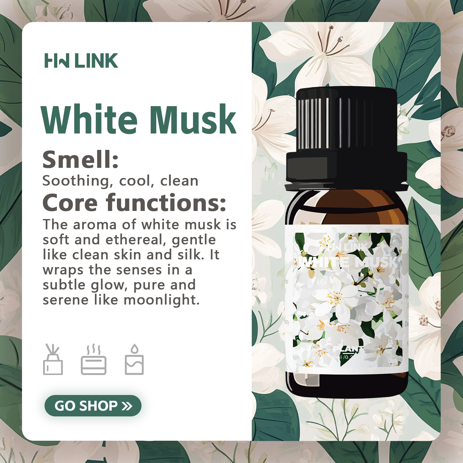White Musk Essential Oils 10ml - Candle Making Oils incelemesi ve fiyatı
