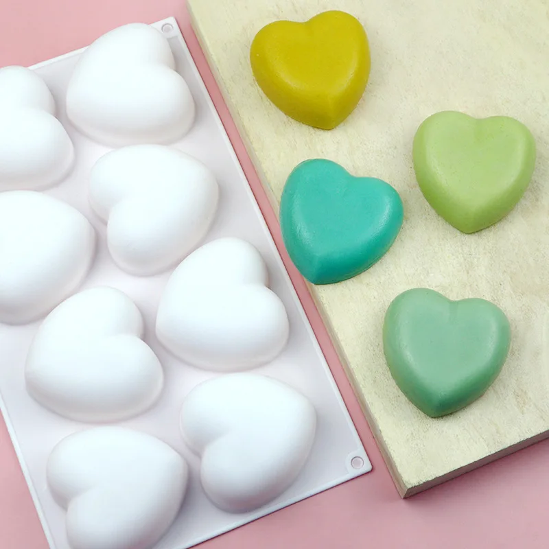 Love Heart Silicone Soap Mold  - Candle Making Factory incelemesi ve fiyatı