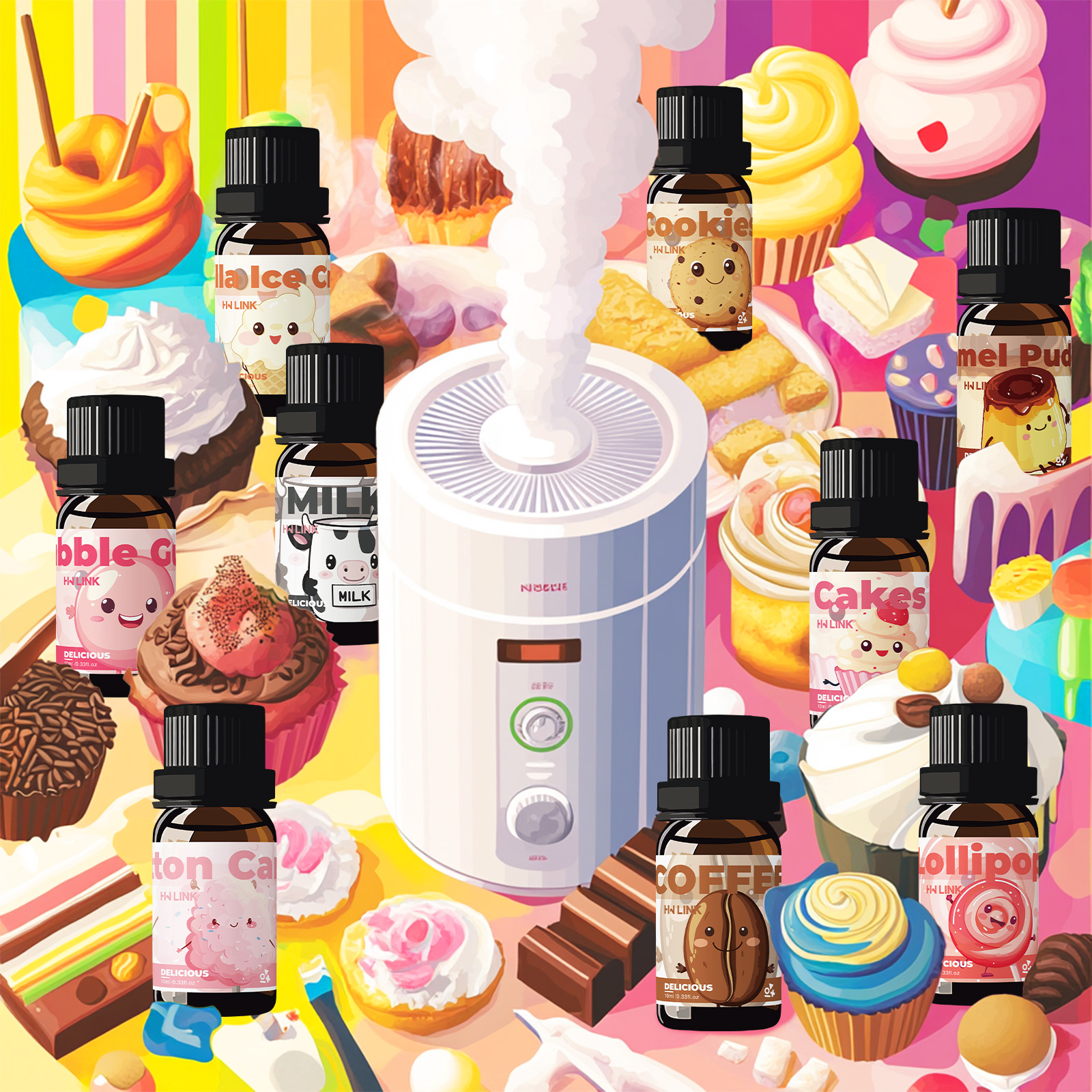 10ml Cakes Essential Oils  Can - Candle Making Oils incelemesi ve fiyatı