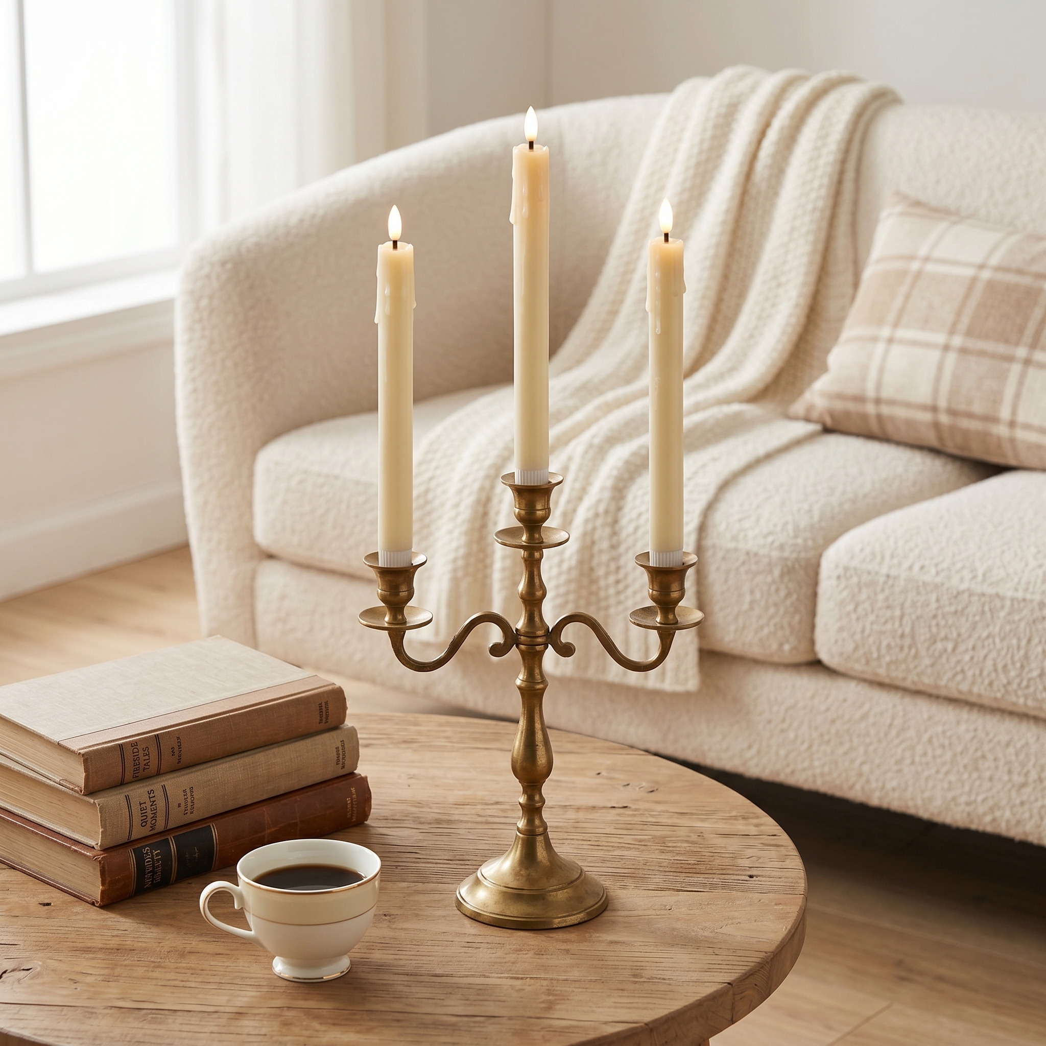 Flameless Ivory Taper Candles  - Candle X incelemesi ve fiyatı