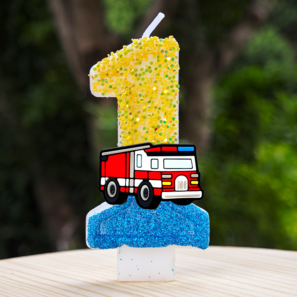 Fire Engine Candle Cute Cartoo - Candle Making Uk incelemesi ve fiyatı