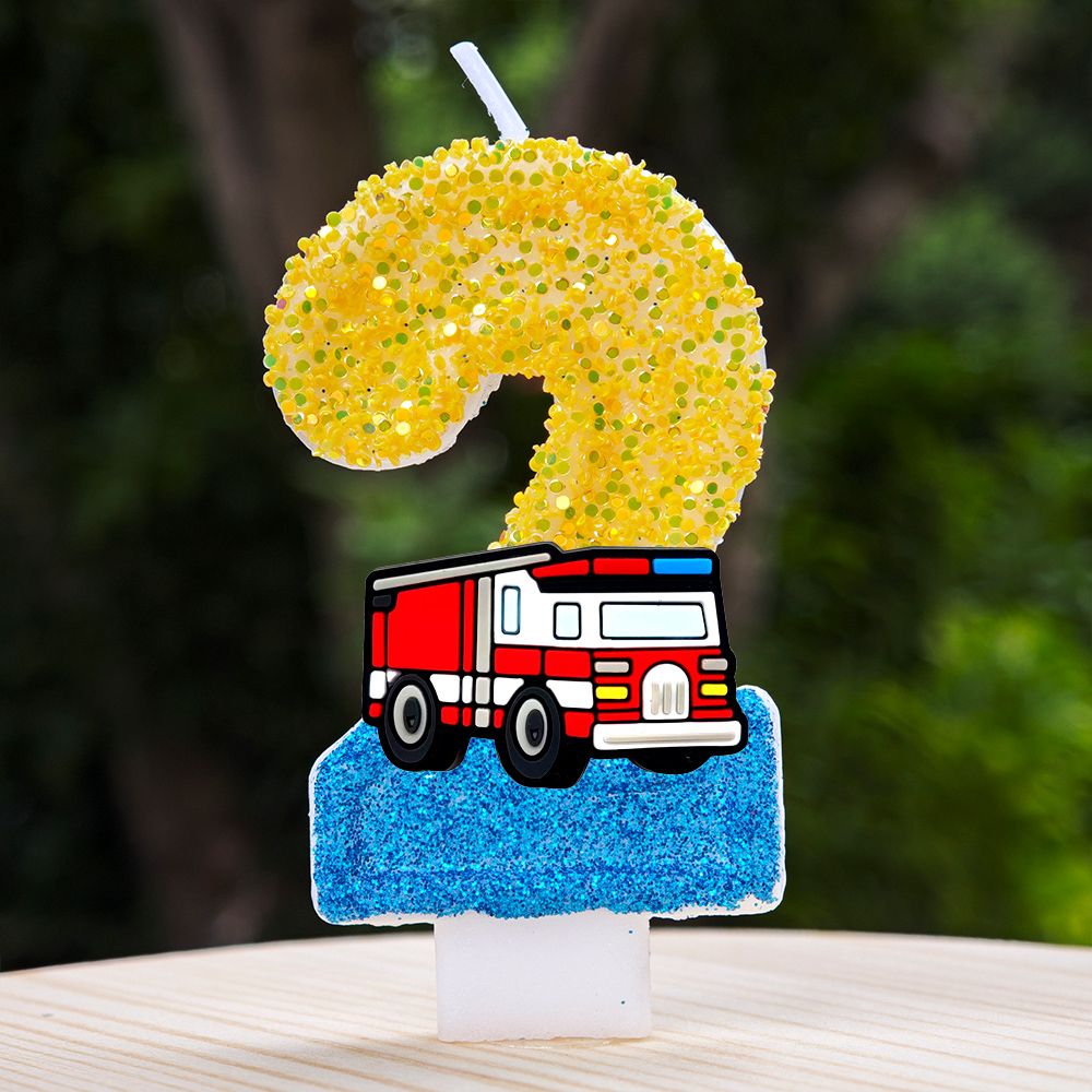 Fire Engine Candle Cute Cartoo - Candle Making Uk incelemesi ve fiyatı