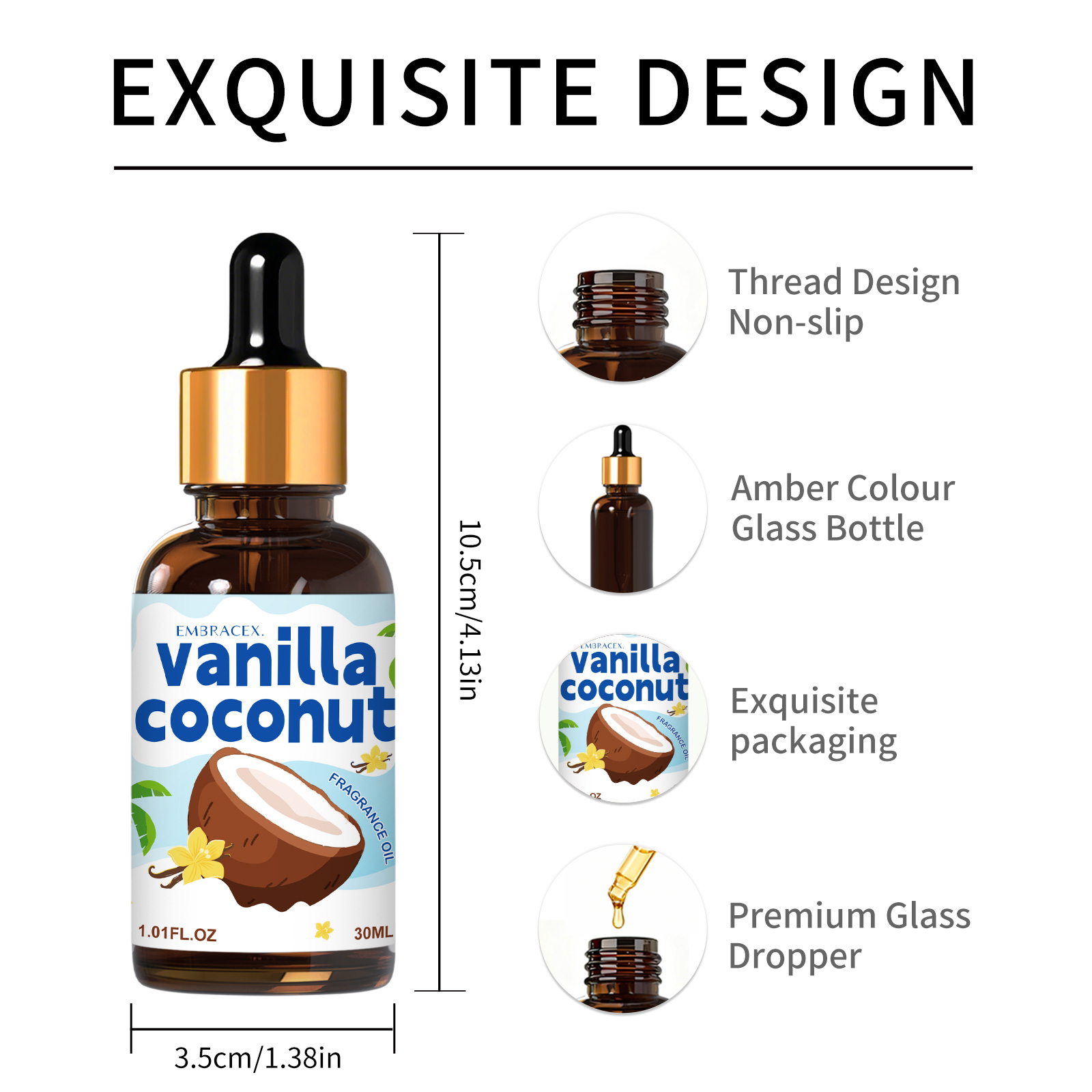 30ml Vanilla Coconut Essential - Candle Making Oils incelemesi ve fiyatı